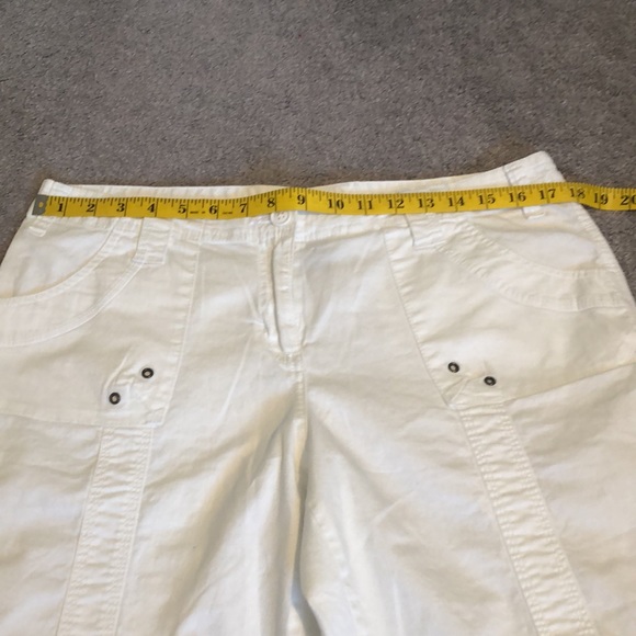 Style & Co. White Cotton Capris - Picture 4 of 8